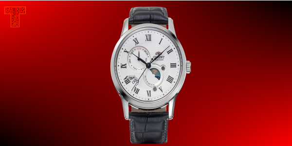 ORIENT Classic Sun Moon Mechanical Watch 